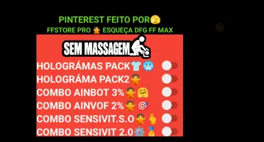 Painel Ffh4x Regedit Vip com 30% Hs Android e holográma 100%