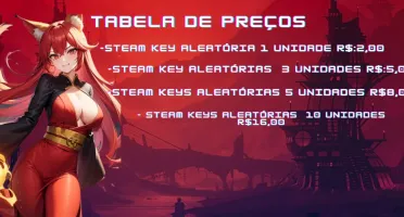 Steam Keys Chaves Aleatorias Teste Sua Sorte