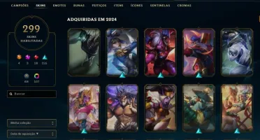 Conta Valorant(46 Skins) + Lol(299 Skins) Valorant Ouro E Lo