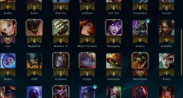 contas de league of legends