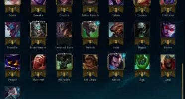contas de league of legends