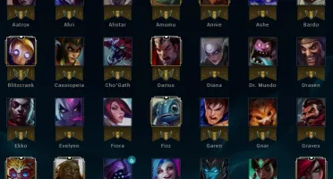 contas de league of legends