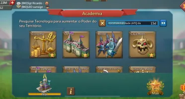 Lords MObile conta 1,2B - T5 Liberadas