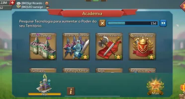 Lords MObile conta 1,2B - T5 Liberadas