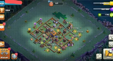 CV 12 bem upada + 5 construtores + 1.000 gemas