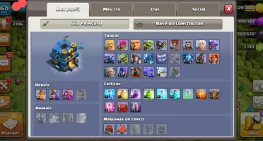 CV 12 bem upada + 5 construtores + 1.000 gemas