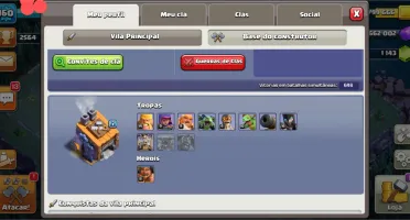 CV 12 bem upada + 5 construtores + 1.000 gemas