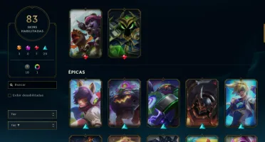 CONTA LOL - LVL 122 - 121 Champions - 83 Skins - FULL ACESSO