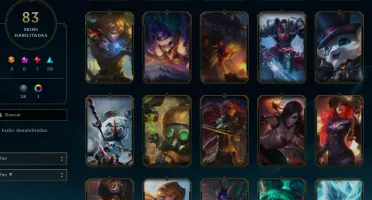 CONTA LOL - LVL 122 - 121 Champions - 83 Skins - FULL ACESSO