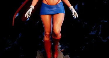 SuperGirl STL 3D