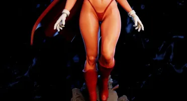 SuperGirl STL 3D