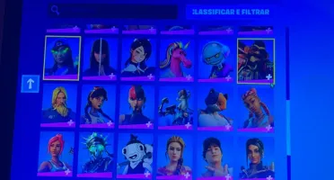 CONTA FORTNITE VÁRIAS SKINS E PACOTES