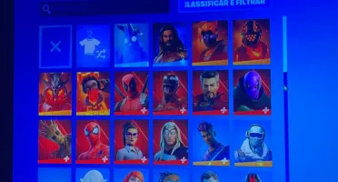 CONTA FORTNITE VÁRIAS SKINS E PACOTES