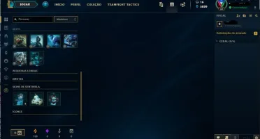 CONTA LOL 93 SKINS, QUASE TODOS OS CAMPEOS