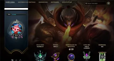 CONTA LOL 147 SKINS COM 2400 DE RP E TODOS CHAMPIONS