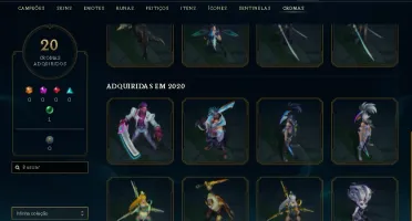 Conta League of Legends + Valorant com MUITAS SKINS