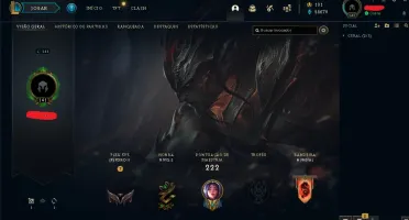 Conta League of Legends + Valorant com MUITAS SKINS
