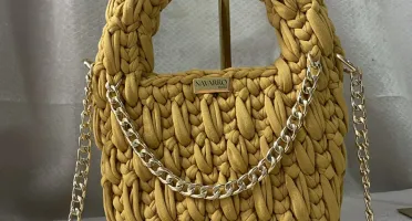 Mini Bag Siren com Corrente - Mostarda ou Black