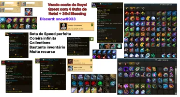 Conta de Royal Quest bem completa