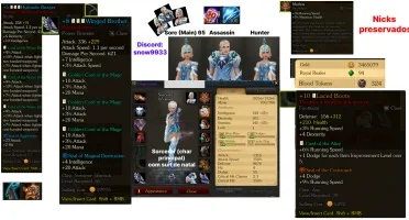 Conta de Royal Quest bem completa