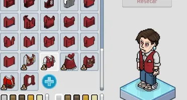 Habbo Conta (Visu. Vampiresco + Sandália Hermes + Colete R.