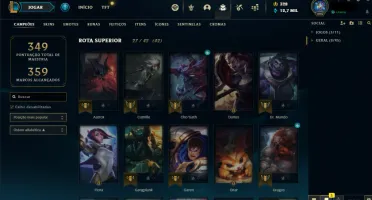 Conta Lol, Lvl 317 138 Champs 97 Skins