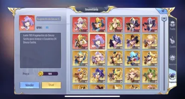 Conta Saint Seiya Awakening ( servidor 135 )