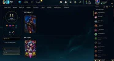 Conta LOL - único dono - nunca banida - 88 skins