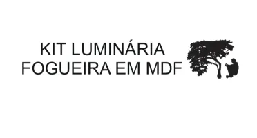 Kit Luminárias Religiosas em MDF com Vela
