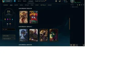 CONTA - LOL (PLATINA IV / SoloDuo e OURO IV / Flex)