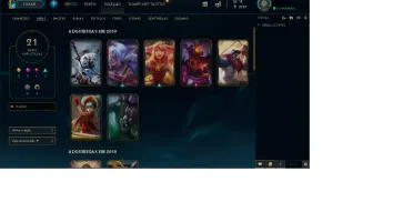 CONTA - LOL (PLATINA IV / SoloDuo e OURO IV / Flex)