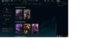 CONTA - LOL (PLATINA IV / SoloDuo e OURO IV / Flex)