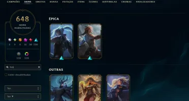 Conta Lol 2011 Todos Os Champs 648Skins