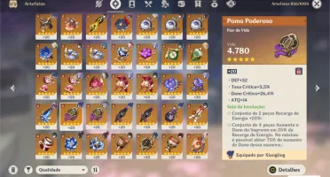 GENSHIN IMPACT CONTA AR57 26k+ Gemas Xiao Zhong keqing Qiqi