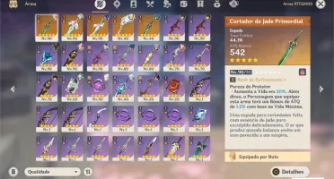 GENSHIN IMPACT CONTA AR57 26k+ Gemas Xiao Zhong keqing Qiqi