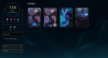 CONTA LOL RIVEN CAMPEONATO 2012 + KAYLE JUIZA + 136 skins
