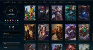 Prata 1 com 150 Champs e 62 Skins ( Mais de 500 Jogos )