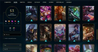 Ouro 2 com 80 Champs e 53 Skins ( ADC / MID / JG )