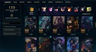 Ouro 2 com 80 Champs e 53 Skins ( ADC / MID / JG )