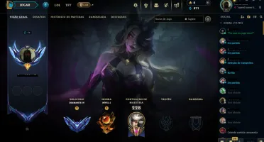 Conta lol diamante 4 72 PDL, HONRA 5