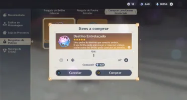 Conta Genshin Ar 59 18 Personagens 5* & 10 Armas 5*