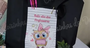 Kit com 15 Bolsas para Professores
