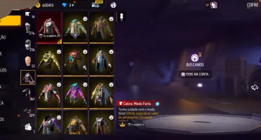 Conta free fire gemada angelical
