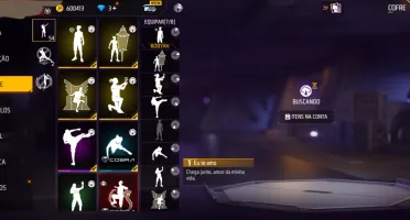 Conta free fire gemada angelical