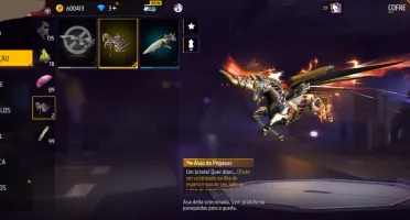 Conta free fire gemada angelical