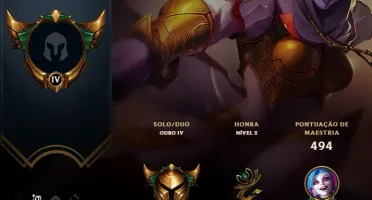 CONTA GOLD IV DE 2012 - R$2000 EM SKINS