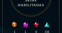CONTA GOLD IV DE 2012 - R$2000 EM SKINS
