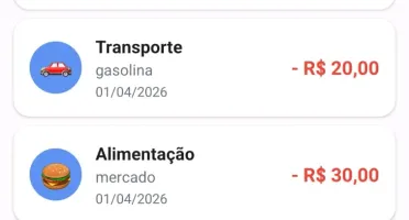 App de gestão financeira com dashboard, calculadora de impos