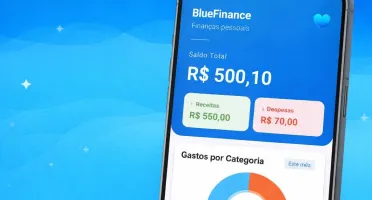 App de gestão financeira com dashboard, calculadora de impos