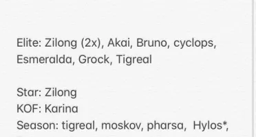 Mobile legends c/ Skins